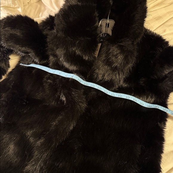 GAP Faux Fur Long Coat - Picture 8 of 13